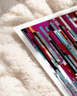 Shop Abstract Playful color block Painting Art Print, Canvas Print, Commercial digital license & Instant download printable - exclusively certified & available to order online at 83oranges.com by artist Uma Gokhale India