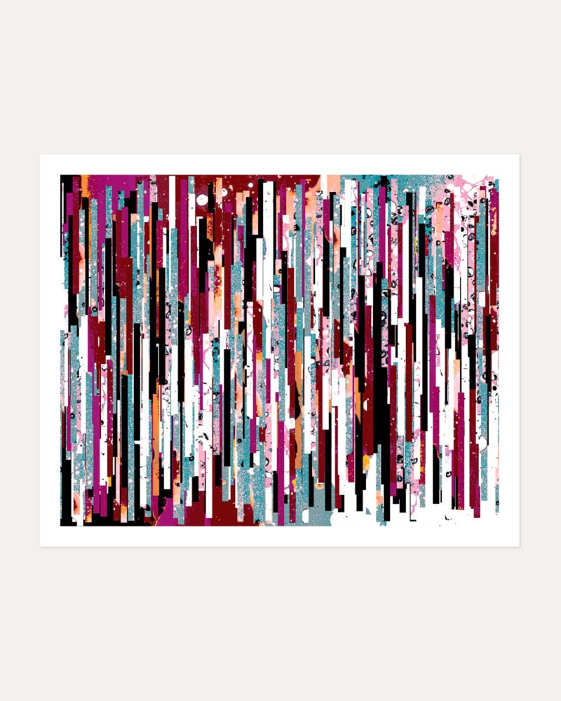 Shop Abstract Playful color block Painting Art Print, Canvas Print, Commercial digital license & Instant download printable - exclusively certified & available to order online at 83oranges.com by artist Uma Gokhale India
