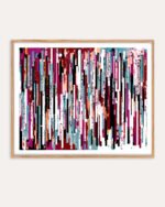 Shop Abstract Playful color block Painting Art Print, Canvas Print, Commercial digital license & Instant download printable - exclusively certified & available to order online at 83oranges.com by artist Uma Gokhale India