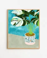Shop Variegted Monstera watercolor Botanical Nature tropical strange plant Painting Art Print, Canvas Print, digital printable download - available at Shop Variegted Monstera watercolor Botanical Nature tropical strange plant Painting Art Print, Canvas Print, digital printable download - available at 83oranges.com by artist Uma Gokhale India