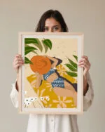 Shop modern bohemian summer beach painting Art Print, Canvas Print & Fabric Print - exclusively available at 83oranges.com by artist Uma Gokhale India