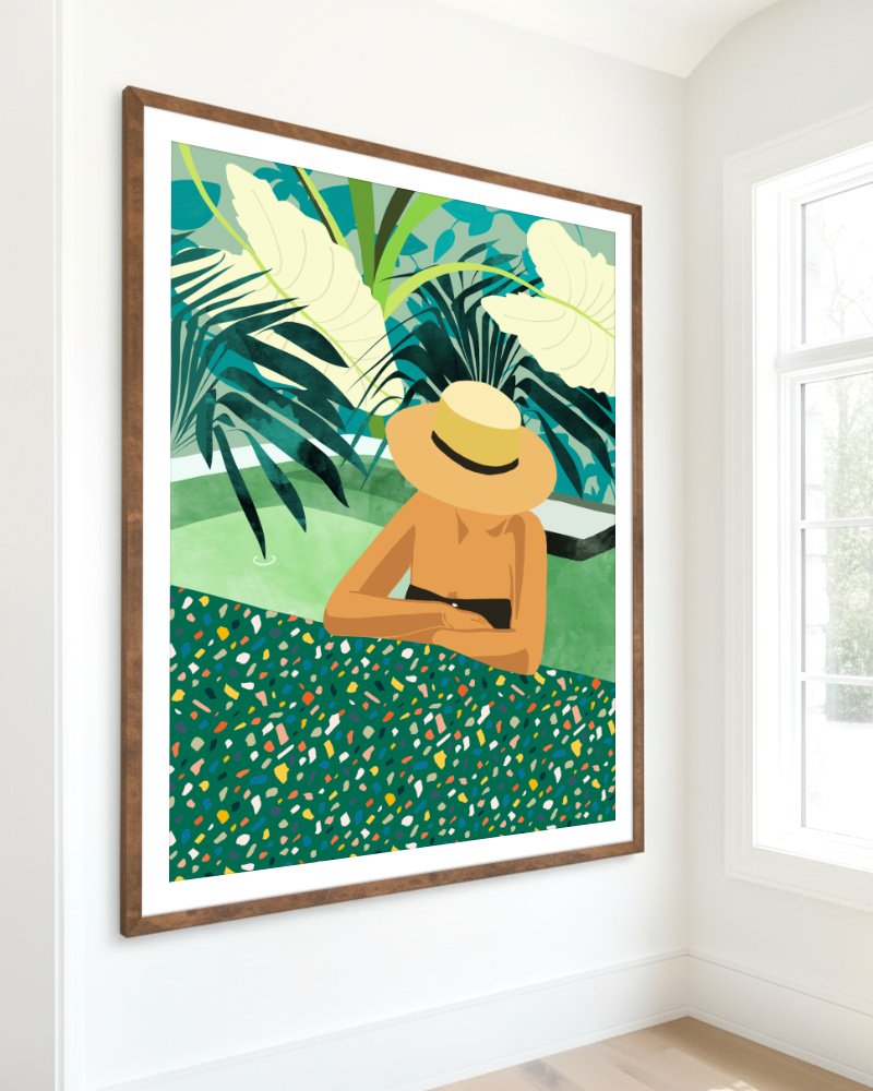 Shop Bohemian woman swimming pool summer fashion pose Art Print & Canvas Print, Commercial digital license & Instant download printable - exclusively certified at 83oranges.com by artist Uma Gokhale India Shop Bohemian woman swimming pool summer fashion pose Art Print & Canvas Print, Commercial digital license & Instant download printable - exclusively certified at 83oranges.com by artist Uma Gokhale India