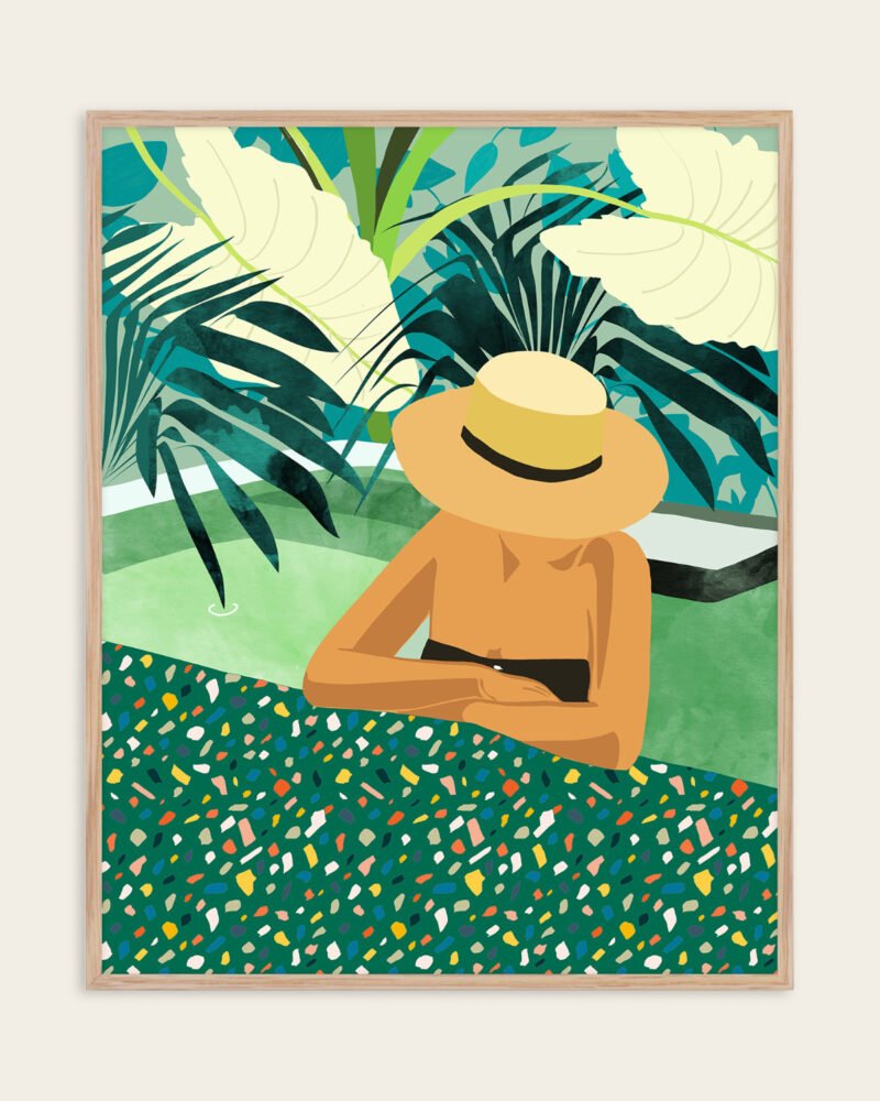 Shop Bohemian woman swimming pool summer fashion pose Art Print & Canvas Print, Commercial digital license & Instant download printable - exclusively certified at 83oranges.com by artist Uma Gokhale India Shop Bohemian woman swimming pool summer fashion pose Art Print & Canvas Print, Commercial digital license & Instant download printable - exclusively certified at 83oranges.com by artist Uma Gokhale India