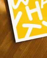 Shop Yellow Typography It is what it is lettering quote Art Print & Canvas Print, Commercial digital license & Instant download printable - exclusively certified at 83oranges.com by artist Uma Gokhale India Shop Yellow Typography It is what it is lettering quote Art Print & Canvas Print, Commercial digital license & Instant download printable - exclusively certified at 83oranges.com by artist Uma Gokhale India