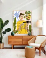 Shop Self-care routine Holiday Weekend Fashion Pastel Art Print & Canvas Print - exclusively certified at 83oranges.com by artist Uma Gokhale India