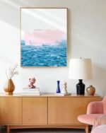 Shop pastel ocean sea beach tropical nature Painting Art Print, Canvas Print & Fabric Print - exclusively available at 83oranges.com by artist Uma Gokhale India