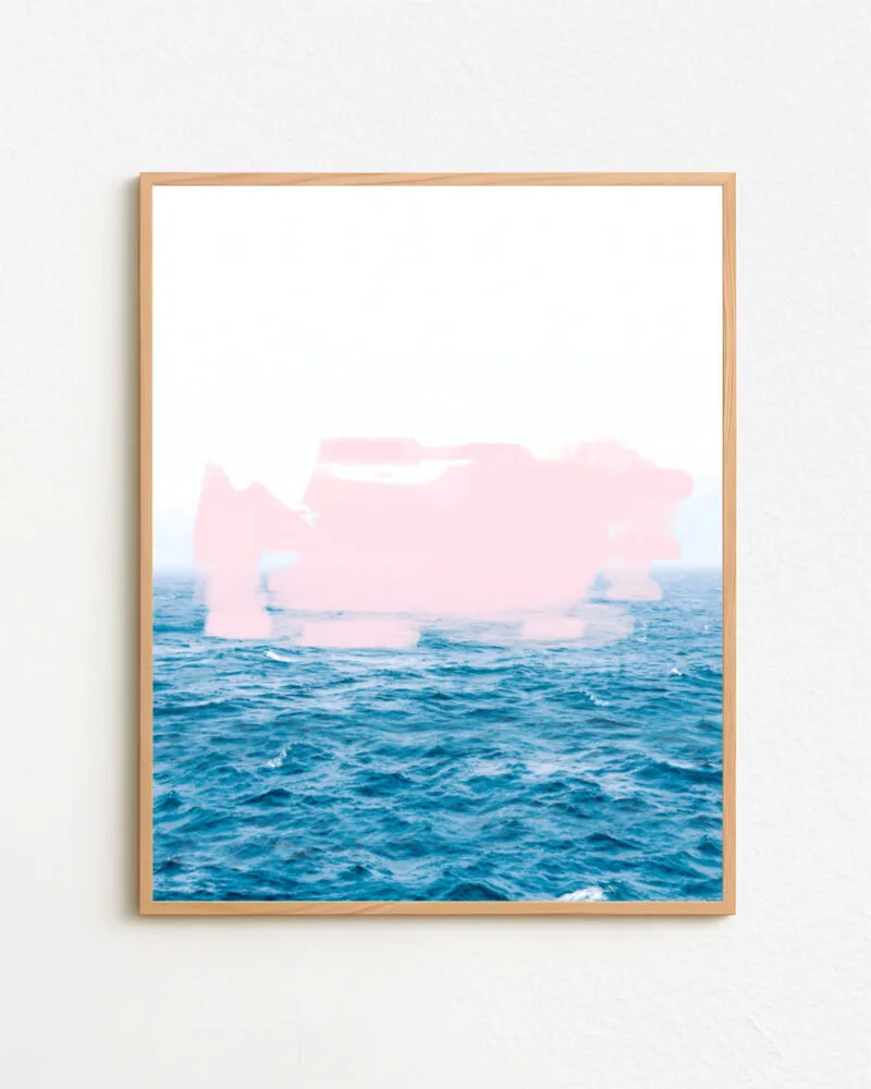 Shop pastel ocean sea beach tropical nature Painting Art Print, Canvas Print & Fabric Print - exclusively available at 83oranges.com by artist Uma Gokhale India