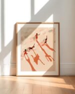 Shop free spirits freedom children on beach vacation Art Print & Canvas Print - exclusively certified at 83oranges.com by artist Uma Gokhale India
