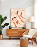 Shop free spirits freedom children on beach vacation Art Print & Canvas Print - exclusively certified at 83oranges.com by artist Uma Gokhale India