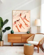 Shop free spirits freedom children on beach vacation Art Print & Canvas Print - exclusively certified at 83oranges.com by artist Uma Gokhale India
