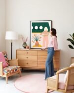 Shop texting Fashion Pastel Art Print & Canvas Print - exclusively certified at 83oranges.com by artist Uma Gokhale India
