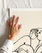 Shop The Kiss Art Print, canvas prints, Commercial digital license & Instant download printable by 83 Oranges.