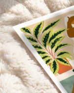 Shop Bohemian woman waiting fashion pose Art Print & Canvas Print, Commercial digital license & Instant download printable - exclusively certified at 83oranges.com by artist Uma Gokhale India