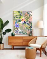 Shop wander floral flowers botanical illustration Art Print, Canvas Print - exclusively certified at 83oranges.com by artist Uma Gokhale India