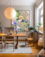 Featuring an explosion of colors, intricate leafy patterns, and beautifully stylized flowers Featuring an explosion of colors, intricate leafy patterns, and beautifully stylized flowers