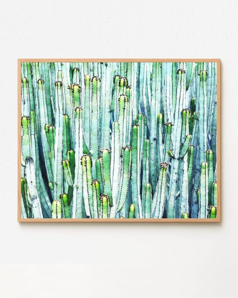 Shop watercolor cactus botanical plants painting Nature Art Print, Canvas Print & Fabric Print - exclusively available at 83oranges.com by artist Uma Gokhale India