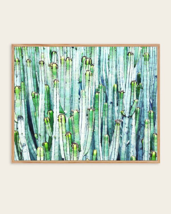 Shop watercolor cactus botanical plants painting Nature Art Print, Canvas Print, Commercial digital license & Instant download printable- exclusively available at 83oranges.com by artist Uma Gokhale India