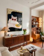 Shop white Persian cat relaxing on the sofa attitude style animals pets Art Print, Canvas Print, Commercial digital license, Instant download printable - available at 83oranges.com by artist Uma Gokhale India Shop white Persian cat relaxing on the sofa attitude style animals pets Art Print, Canvas Print, Commercial digital license, Instant download printable - available at 83oranges.com by artist Uma Gokhale India