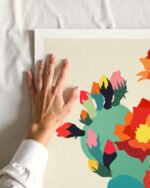 Shop cactus botanical plants illustration Nature Art Print, Canvas Print, commercial digital license, instant download printable - exclusively available at 83oranges.com by artist Uma Gokhale India