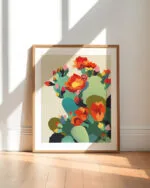 Shop cactus botanical plants illustration Nature Art Print, Canvas Print & Fabric Print - exclusively available at 83oranges.com by artist Uma Gokhale India