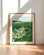 Shop how to take a nap nature landscape greenery garden woman concept Art Print & Canvas Print - exclusively certified at 83oranges.com by artist Uma Gokhale India