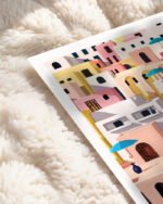 Shop pastel cityscape summer travel buildings painting small batch graphic Art Print, Canvas Print, commercial digital license and instant download printable -available at 83oranges.com by artist Uma Gokhale India Shop pastel cityscape summer travel buildings painting small batch graphic Art Print, Canvas Print, commercial digital license and instant download printable -available at 83oranges.com by artist Uma Gokhale India