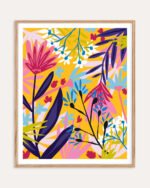 Shop Bright yellow Floral Botanical Nature Plants Art Print, Canvas Print, Commercial digital license & instant download printable - available at 83oranges.com by artist Uma Gokhale India Shop Bright yellow Floral Botanical Nature Plants Art Print, Canvas Print, Commercial digital license & instant download printable - available at 83oranges.com by artist Uma Gokhale India