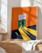 Shop abstract The path ahead conceptual grpahic Art Print, Canvas Print & Fabric Print - exclusively available at 83oranges.com by artist Uma Gokhale India
