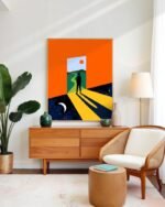 Shop abstract The path ahead conceptual grpahic Art Print, Canvas Print & Fabric Print - exclusively available at 83oranges.com by artist Uma Gokhale India