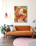 Shop turkish bath people nude women eclectic bohemian painting small batch graphic Art Print, Canvas Print & Fabric Print - exclusively available at 83oranges.com by artist Uma Gokhale India Shop turkish bath people nude women eclectic bohemian painting small batch graphic Art Print, Canvas Print & Fabric Print - exclusively available at 83oranges.com by artist Uma Gokhale India