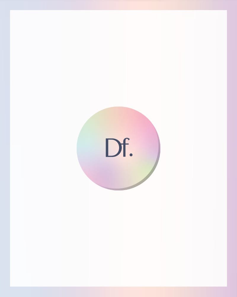 Custom iridescent brand identity design, logo design for dentist - dental practice in USA by Uma Gokhale 83 Oranges