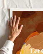 Shop let go freedom typography concept painting people Art Print, Canvas Print, commercial digital license and instant download printable - exclusively certified at 83oranges.com by artist Uma Gokhale India