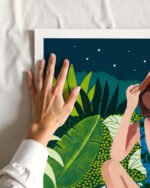 Shop living in the tiger jungle bohemian woman Art Print, Canvas Print, digital printable download - available at 83oranges.com by artist Uma Gokhale India Shop living in the tiger jungle bohemian woman Art Print, Canvas Print, digital printable download - available at 83oranges.com by artist Uma Gokhale India