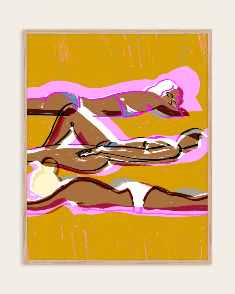 Shop Sunbathers on Golden Sand — Summer Came Calling Art Print, Canvas Print, digital commercial license, instant download printable - exclusively certified at 83oranges.com by artist Uma Gokhale India Shop Sunbathers on Golden Sand — Summer Came Calling Art Print, Canvas Print, digital commercial license, instant download printable - exclusively certified at 83oranges.com by artist Uma Gokhale India