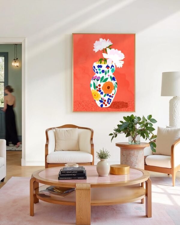 Shop Floral watercolor painting flowers nature botanical Art Print, Canvas Print - exclusively certified at 83oranges.com by artist Uma Gokhale India