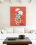Shop Floral watercolor painting flowers nature botanical Art Print, Canvas Print, digital commercial license, instant download printable - exclusively certified at 83oranges.com by artist Uma Gokhale India