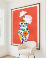 Shop Floral watercolor painting flowers nature botanical Art Print, Canvas Print, digital commercial license, instant download printable - exclusively certified at 83oranges.com by artist Uma Gokhale India