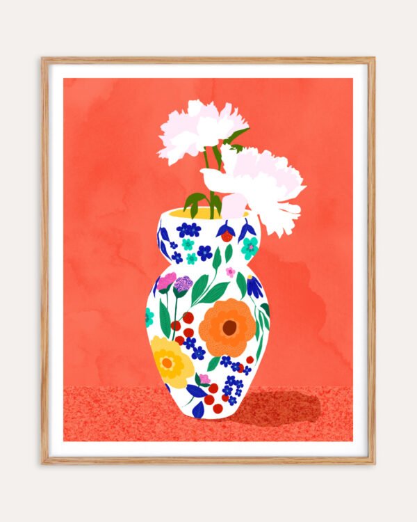 Shop Floral watercolor painting flowers nature botanical Art Print, Canvas Print, digital commercial license, instant download printable - exclusively certified at 83oranges.com by artist Uma Gokhale India