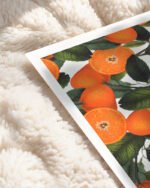Shop the forbidden orange fruits tropical vintage botanical illustration Art Print, Canvas Print, digital printable download - available at 83oranges.com by artist Uma Gokhale India