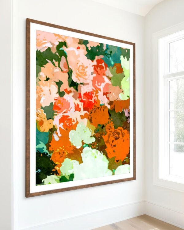 Shop Floral watercolor painting flowers nature botanical Art Print, Canvas Print, commercial digital license, instant download printable - exclusively certified at 83oranges.com by artist Uma Gokhale India