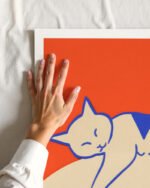 Shop cat planet animals pets global warming Art Print, Canvas Print - exclusively certified at 83oranges.com by artist Uma Gokhale India