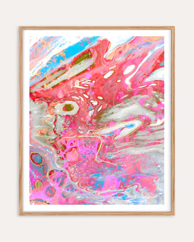 Shop abstract dream in Fuchsia pink marble art Art Print, Canvas Print, commercial digital license, instant download- available at 83oranges.com by artist Uma Gokhale India