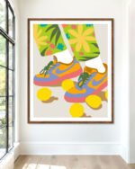 Shop easy peazy lemon squeezy quirky shoes lemons Art Print, Canvas Print, commercial digital license, instant download printable - exclusively certified at 83oranges.com by artist Uma Gokhale India Shop easy peazy lemon squeezy quirky shoes lemons Art Print, Canvas Print, commercial digital license, instant download printable - exclusively certified at 83oranges.com by artist Uma Gokhale India