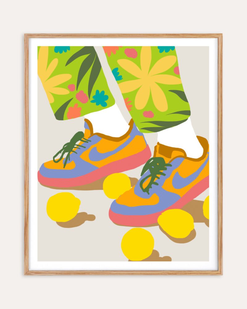Shop easy peazy lemon squeezy quirky shoes lemons Art Print, Canvas Print, commercial digital license, instant download printable - exclusively certified at 83oranges.com by artist Uma Gokhale India Shop easy peazy lemon squeezy quirky shoes lemons Art Print, Canvas Print, commercial digital license, instant download printable - exclusively certified at 83oranges.com by artist Uma Gokhale India