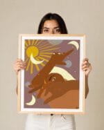 Shop tiger love luxury villa interior summer Art Print, Canvas Print - exclusively certified at 83oranges.com by artist Uma Gokhale India home banner