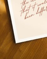 Shop Typography overthinking motivational quote lettering handwritten Art Print, Canvas Print - exclusively certified at 83oranges.com by artist Uma Gokhale India home banner Shop Typography overthinking motivational quote lettering handwritten Art Print, Canvas Print - exclusively certified at 83oranges.com by artist Uma Gokhale India home banner