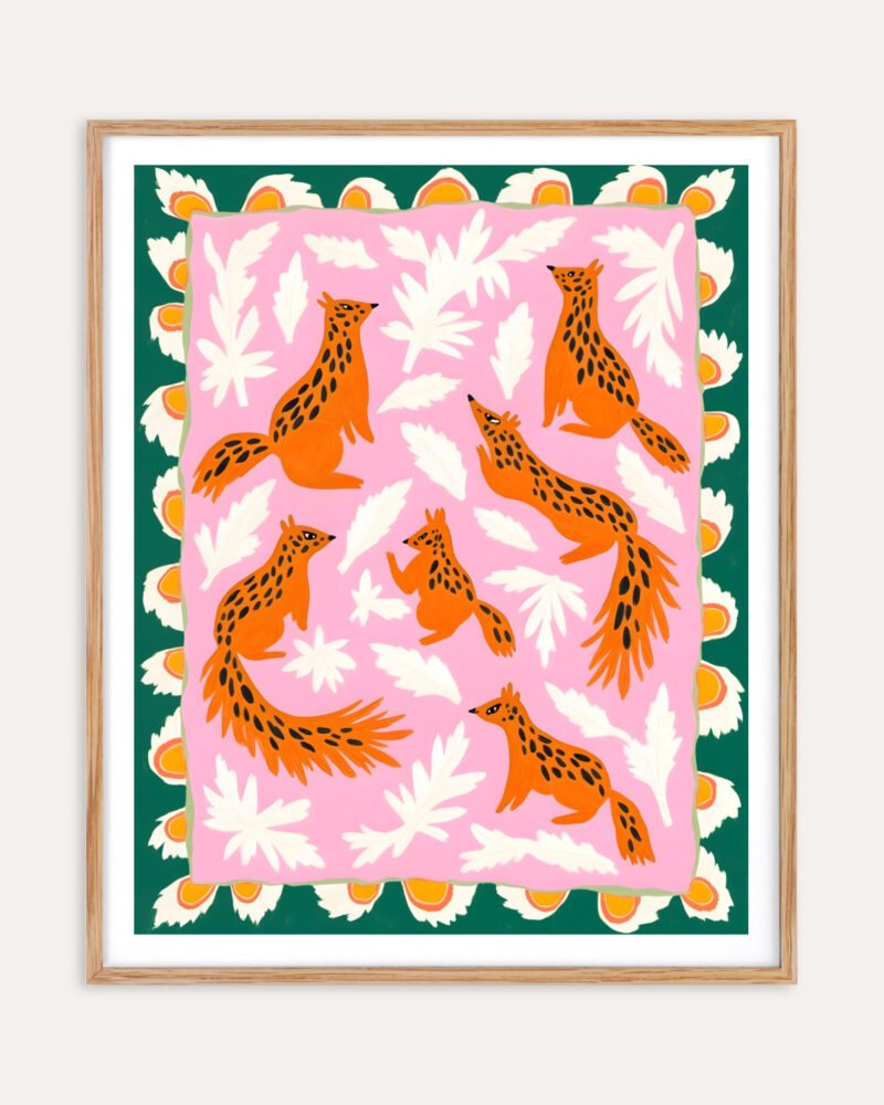 Shop squirrels animals pets cute garden nature Art Print, Canvas Print, digital commercial license, instant download printable - exclusively certified at 83oranges.com by artist Uma Gokhale India