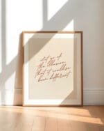 Shop Typography overthinking motivational quote lettering handwritten Art Print, Canvas Print - exclusively certified at 83oranges.com by artist Uma Gokhale India