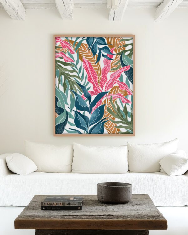 Shop Botanicalia Botanical plants Art Print, Canvas Print, commercial digital license, instant download printable - available at 83oranges.com by artist Uma Gokhale India