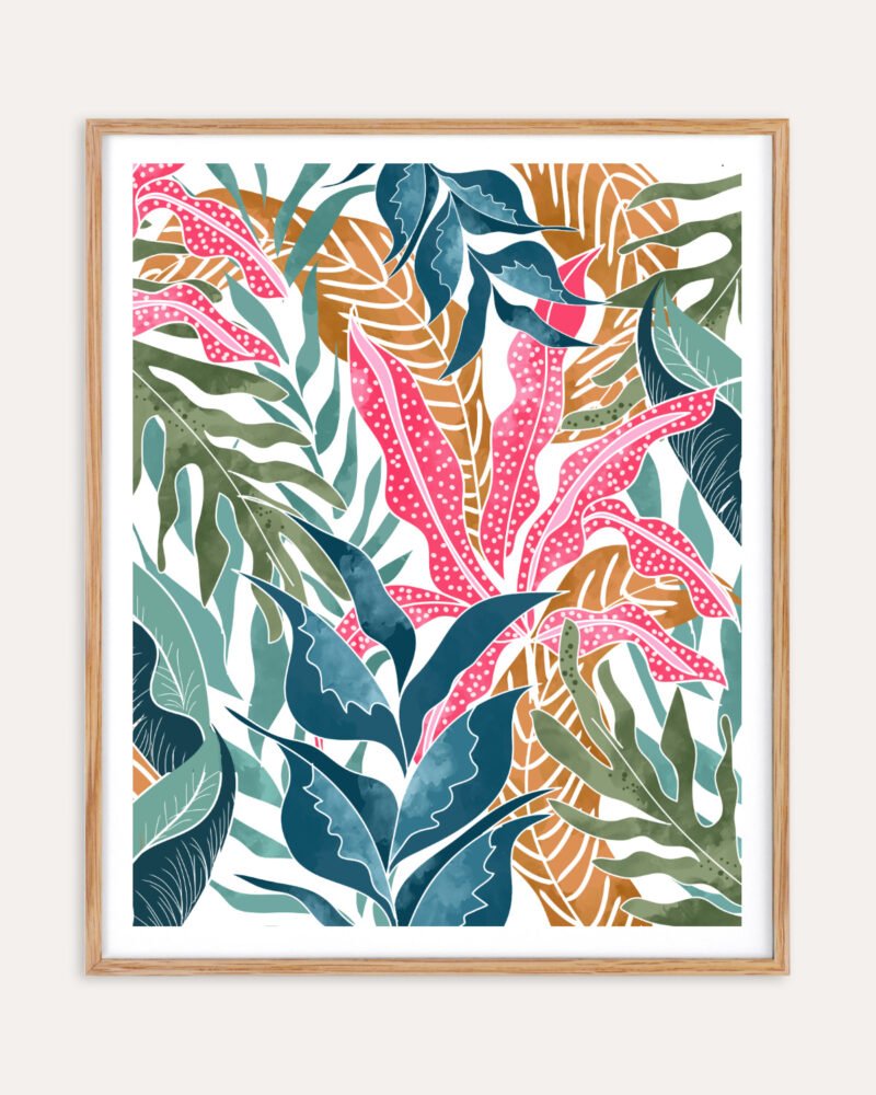 Shop Botanicalia Botanical plants Art Print, Canvas Print, commercial digital license, instant download printable - available at 83oranges.com by artist Uma Gokhale India